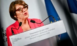 La ministre de l'Agriculture, Annie Genevard, le 4 septembre 2026 à Paris ( AFP / LOU BENOIST )
