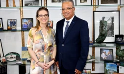 Rencontre entre Aurore Bergé et Cyrille Melchior 
