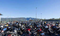 Le Tampon : rassemblement des motards