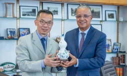 Département : le Président Cyrille Melchior rencontre l'ambassadeur de Chine 