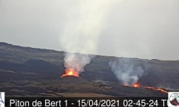 éruption piton de la fournaise 15 avril 2021