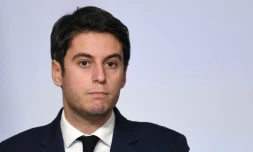 Le porte-parole du gouvernement, Gabriel Attal, le 12 janvier 2022 à Paris