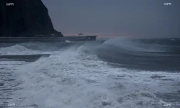 route du littoral saint-denis barachois Emnati cyclone dimanche 20 février 2022 saint benoit