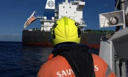 La SNSM de Sainte-Marie procédait à l\'évacuation d\'un marin philippin.