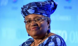 Ngozi Okonjo-Iweala, ancienne ministre des Finances du Nigeria, Ă GenĂšve le 15 juillet 2020