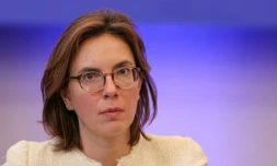 Amélie de Montchalin, à Paris le 17 novembre 2025 ( POOL / Thomas SAMSON )