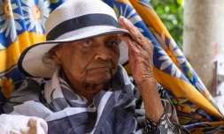 Yvonne Gonthier fête ses 105 ans à la Saine, Saint-Paul
