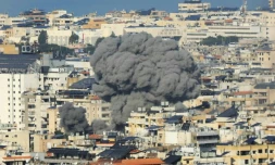 Bombardement israélien sur la banlieue sud de Beyrouth, le 16 novembre 2024