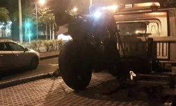 Moto emportée à la fourrière