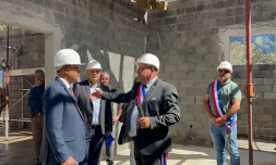 visite de Cyrille Melchior à cilaos 