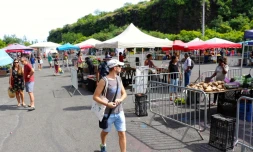Mesures d'extension du marché forain de la Ravine Saint-Leu