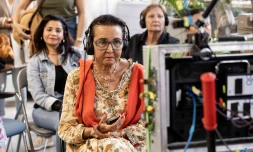  Région : Huguette Bello en visite sur le tournage d’OPJ 