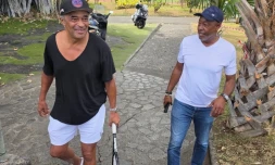 Jackson Richardson et Yannick Noah réunis pour le Tennis Para Tour
