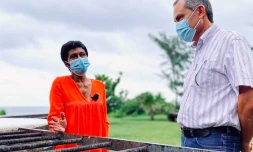 visite d'ericka bareigts à petite ile