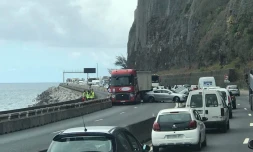 Carambolage route du littoral