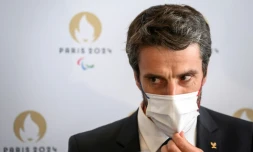 Le président du comité d'organisation des JO de Paris 2024, Tony Estanguet, le 21 juillet 2021 à Tokyo