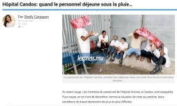 déjeuner personnel santé hôpital hôpital candos maurice noël