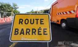 panneau route barrée drr 
