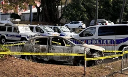 corps carbonisé dans une voiture à  Dioré 