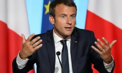 Le président de la République Emmanuel Macron, le 28 août 2017 à l'Elysée