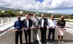 Conseil dépatemental, route, inauguration, Saint-Paul, RD2, travaux routiers