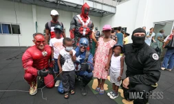 super heros pédiatrie noel 2025