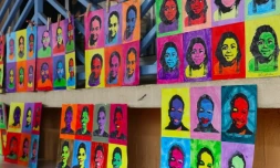 Saint-Benoît : des marmailles présentent leur exposition artistique et culturel