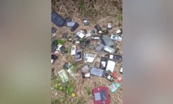 Dépôt sauvage Bellemène Saint-Paul matériel électronique