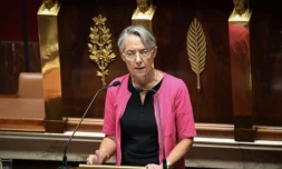 La Première ministre Elisabeth Borne devant l'Assemblée nationale, le 6 juillet 2022 