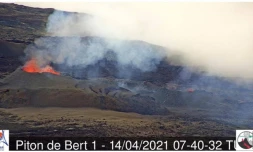 éruption volcan piton de la fournaise 14 avril 2021