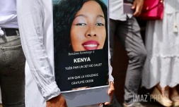 Marche blanche Kenya, tuée par un jet de galet