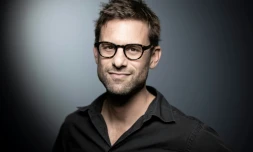 Nicolas Mathieu dans le studio photo de l'Afp Ă Paris, le 19 septembre 2018