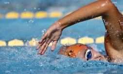 Deuxième journée du meeting de natation de l'océan Indien
