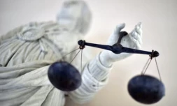 La mÚre, qui avait étouffé ses jumelles de trois mois en 2022 en Gironde a été condamnée vendredi à 18 ans de réclusion criminelle par la cour d'assises de la Gironde ( AFP / LOIC VENANCE )