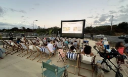 TO : un cinéma plein air à la Darse du Port