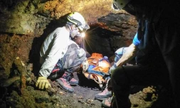 Stage de spéléogie pour le PGHM