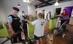 Contrôle pass gendarmes