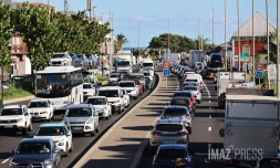 embouteillages vers l'Est