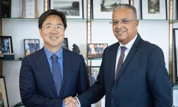 Cyrille Melchior souhaite la bienvenue au nouveau Consul Général de Chine Chen Xiaolei
