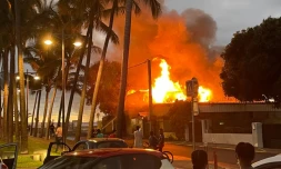 La Possession : incendie dans un restaurant près de la quatre voies
