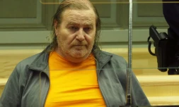 Jacques Rançon le meurtrier présumé de la gare de Perpignan lors de son procÚs devant la cour d'assises le 5 mars 2018