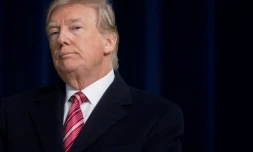 Donald Trump à Camp David dans le Maryland, le 6 janvier 2018