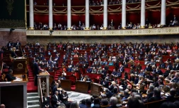 L'Assemblée nationale en séance, le 30 janvier 2024 à Paris