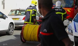 Incendie centre-ville Saint-Denis