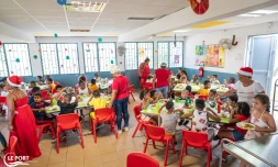 Le Port : l’heure est au repas de Noël dans les cantines