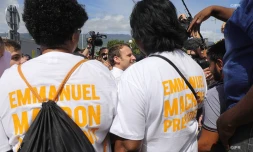 Emmanuel Macron en visite à La Réunion