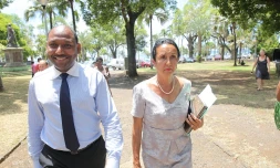 Huguette Bello et Thierry Robert