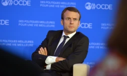 Le ministre de l'Economie Emmanuel Macron à Paris, le 18 septembre 2015