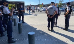 le port, centre commercial, gestes barrière, police, coronavirus, covid-19, actualités de la réunion