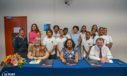 Le Port : ouverture d’une classe à horaire aménagé arts plastiques au collège Albius